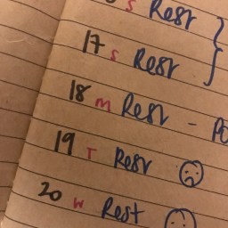 Rest days, a half marathon and changes to be made